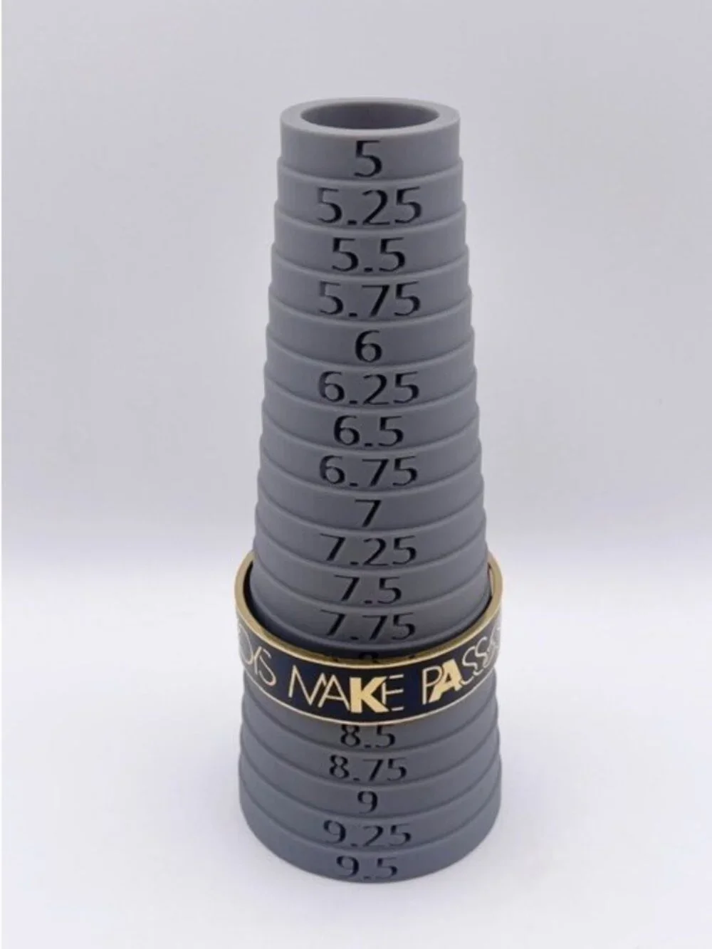 Kate Spade “Boys Make Passes” Gold Tone Black Enamel Wide Idiom Bangle Bracelet - Picture 5 of 5
